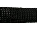 Braided Cable Sleeves 12 ... 24mm PET Black, Reel of 200 meter